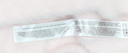 Primark Girls Pink Ombre Fuzzy Pullover Jumper 7-8 Years Soft Crew Neck