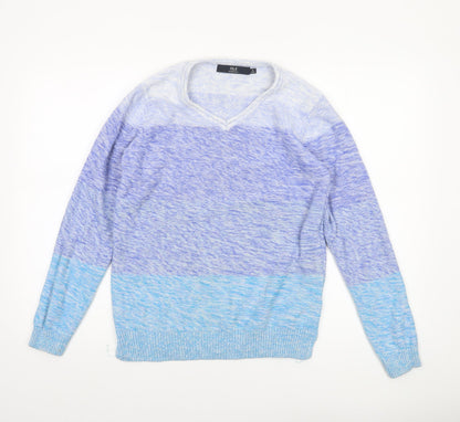 Womens UK Size S Isle Essentials Blue Pullover Jumper