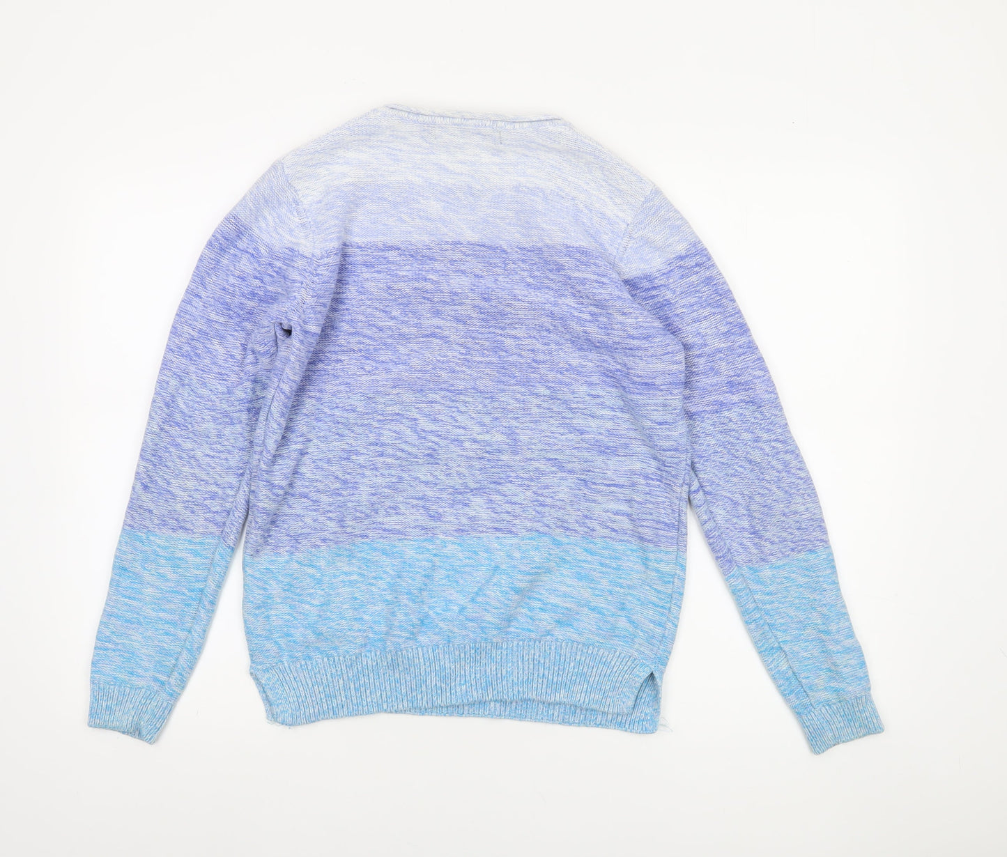 Womens UK Size S Isle Essentials Blue Pullover Jumper