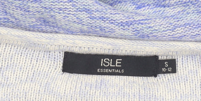 Womens UK Size S Isle Essentials Blue Pullover Jumper
