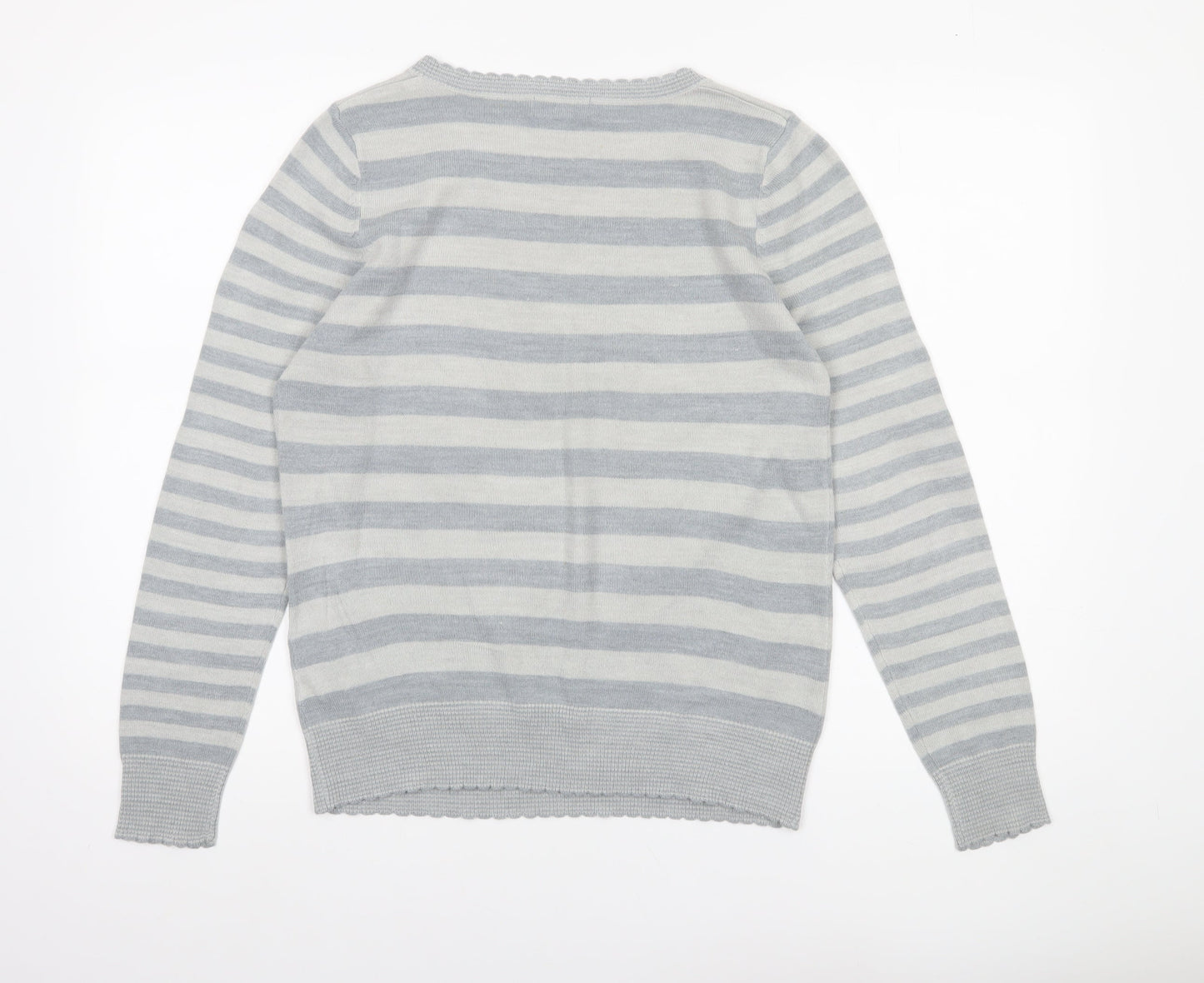 Womens UK Size 12 Marks and Spencer Grey Pullover Jumper
