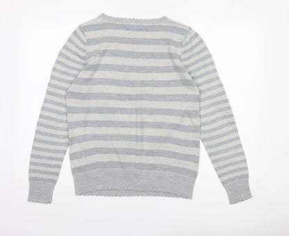 Womens UK Size 12 Marks and Spencer Grey Pullover Jumper
