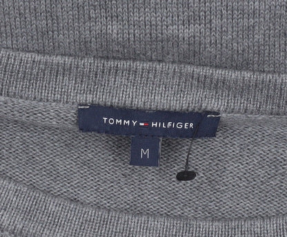 Tommy Hilfiger Women's Grey Knit Colourblock Shift Dress M