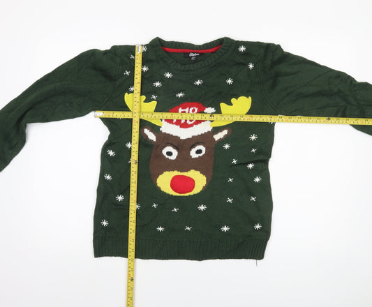 Boys UK Size 158 Rebel Green Pullover Jumper