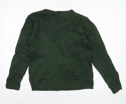 Boys UK Size 158 Rebel Green Pullover Jumper