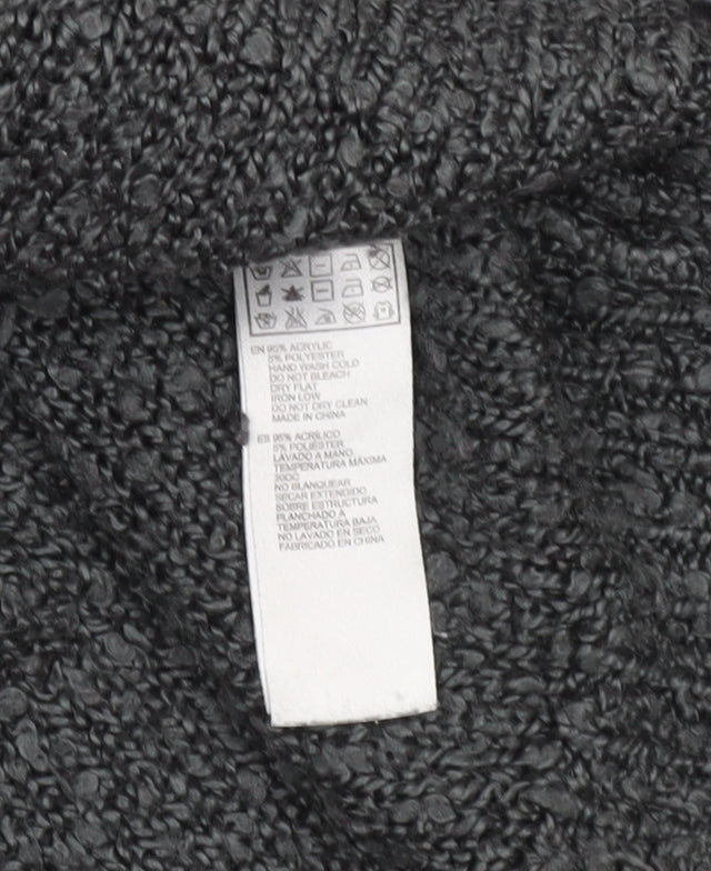 Forever 21 Women’s Grey Chunky Knit Crew Neck Jumper Size S