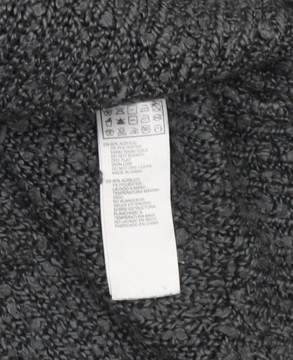 Forever 21 Women’s Grey Chunky Knit Crew Neck Jumper Size S