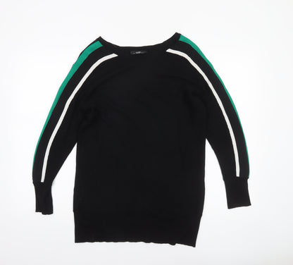 Womens UK Size S Wallis Black Pullover Jumper