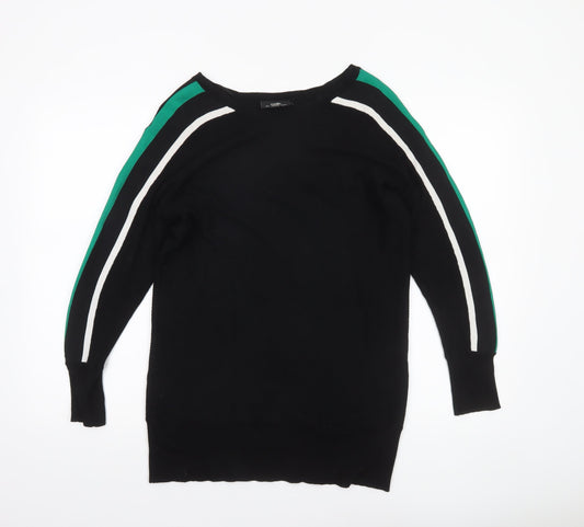 Womens UK Size S Wallis Black Pullover Jumper