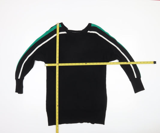 Womens UK Size S Wallis Black Pullover Jumper