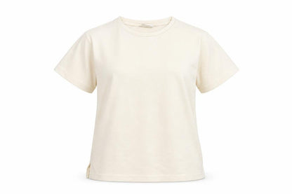 Classics Collection Women's Ivory Short Sleeve Basic T-Shirt S