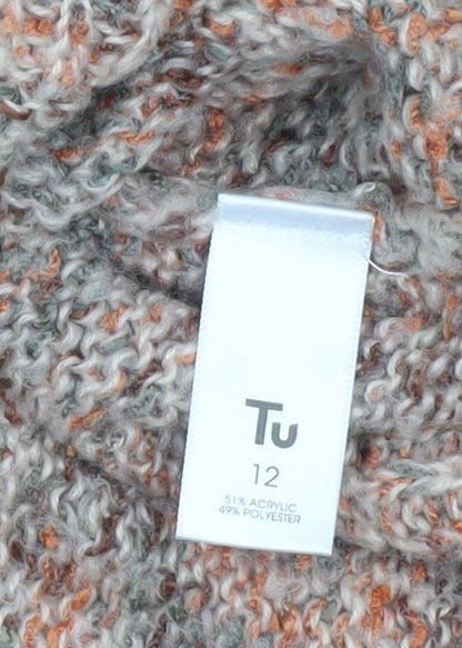 Womens UK Size 12 TU Beige Pullover Jumper