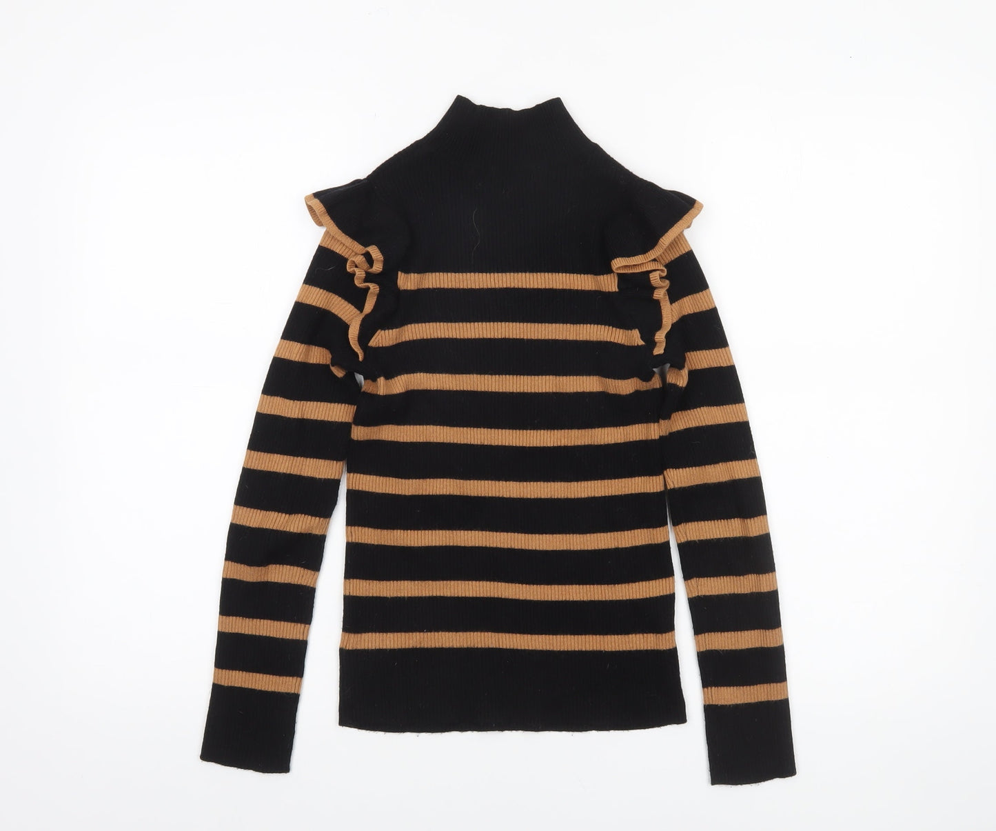 Womens UK Size 8 F&F Black Pullover Jumper