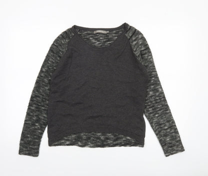 Womens UK Size M Sandwich Grey Pullover Jumper