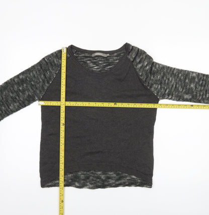Womens UK Size M Sandwich Grey Pullover Jumper