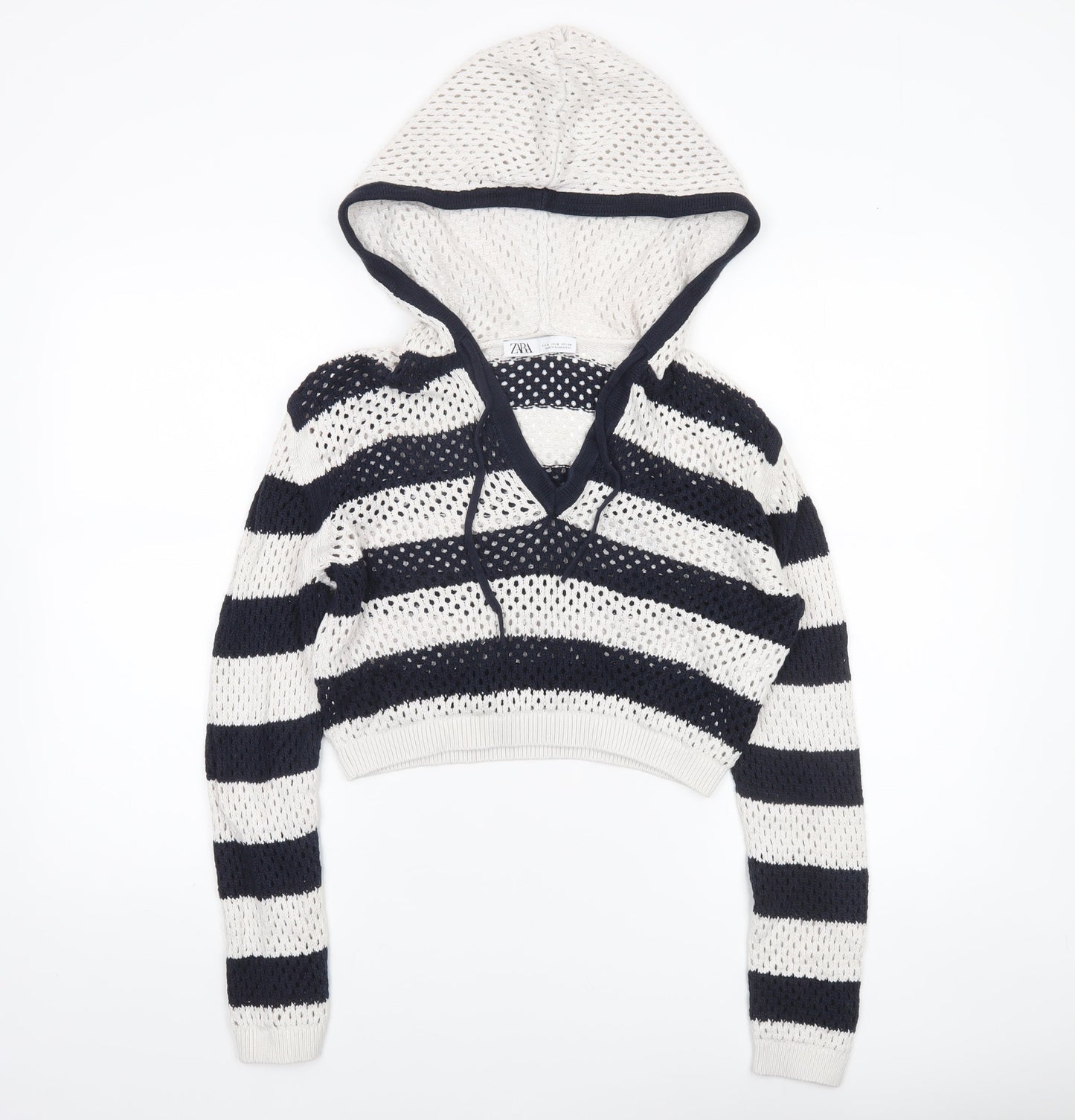 Womens UK Size 12 Zara Multicoloured Pullover Jumper