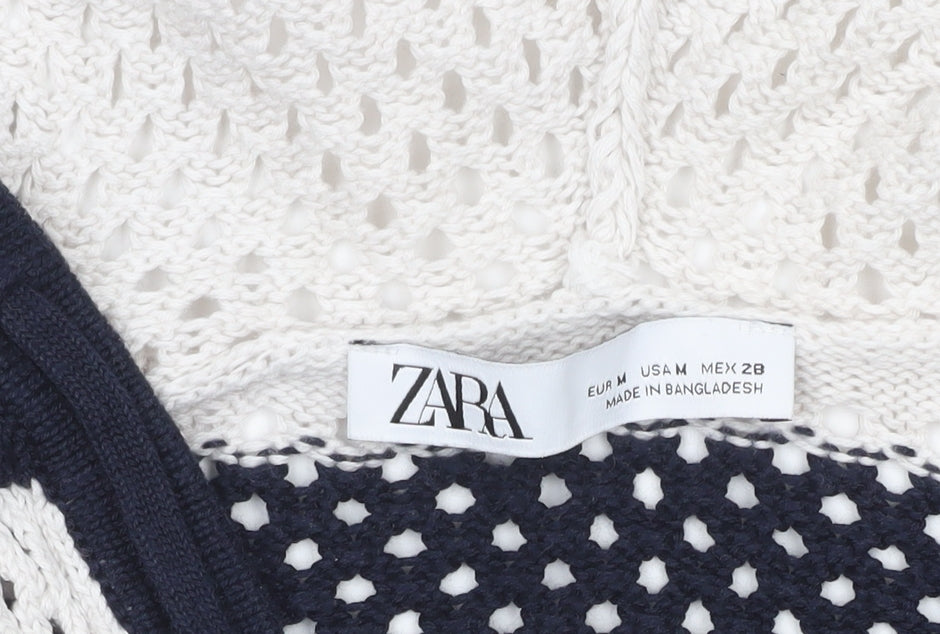 Womens UK Size 12 Zara Multicoloured Pullover Jumper
