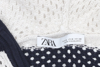 Womens UK Size 12 Zara Multicoloured Pullover Jumper