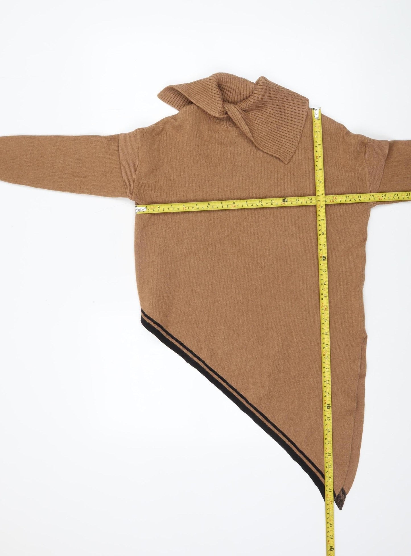 Womens UK Size S River Island Beige Cape Jumper