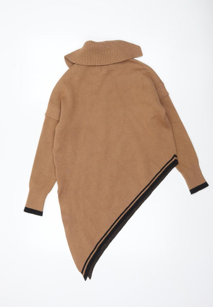Womens UK Size S River Island Beige Cape Jumper