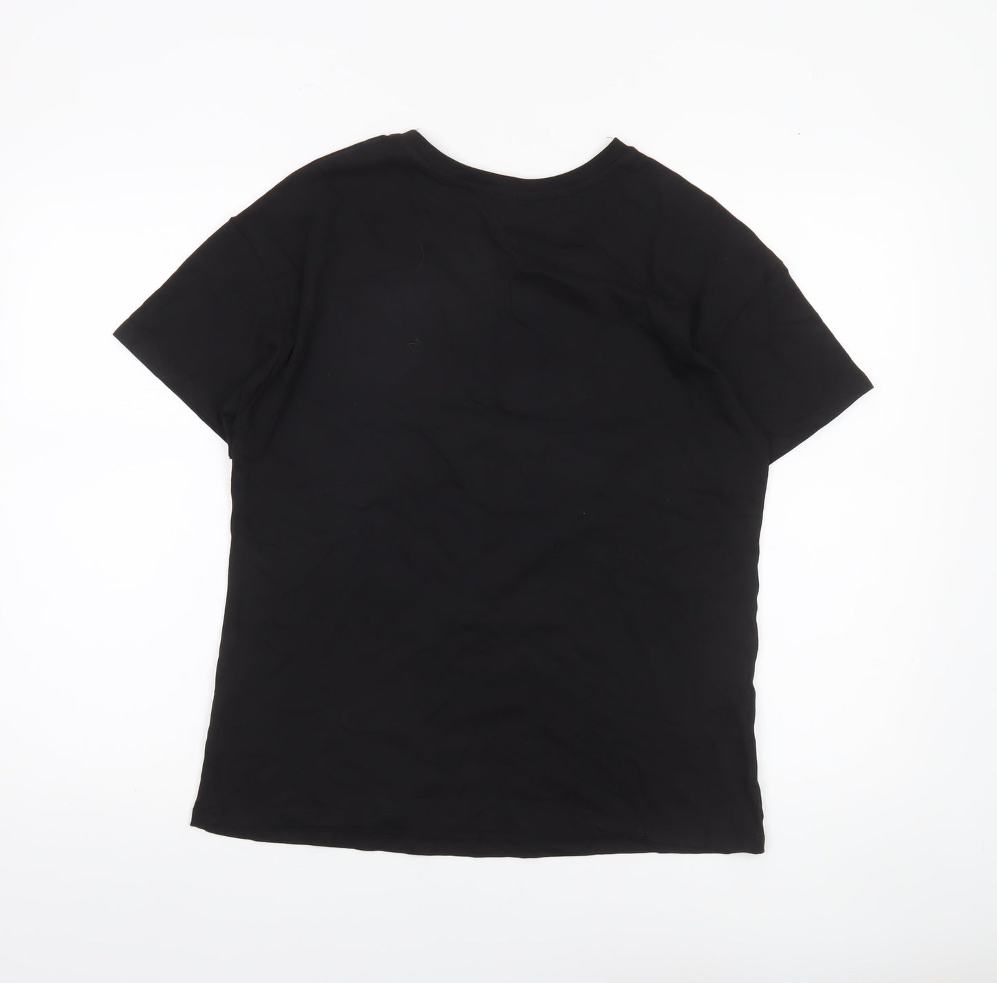 Womens UK Size 10 George Black Basic T-Shirt