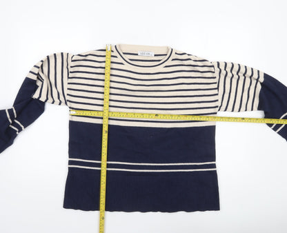 Womens UK Size S LUC-CE Blue Pullover Jumper
