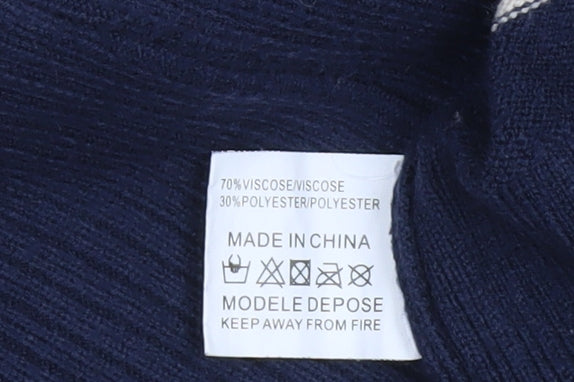 Womens UK Size S LUC-CE Blue Pullover Jumper