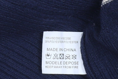 Womens UK Size S LUC-CE Blue Pullover Jumper