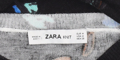 Womens UK Size 12 Zara Black Pullover Jumper
