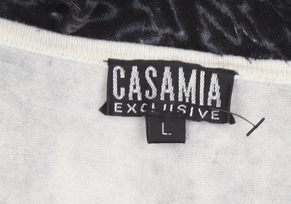 Womens UK Size L Casamia Exclusive Black Cardigan Jumper