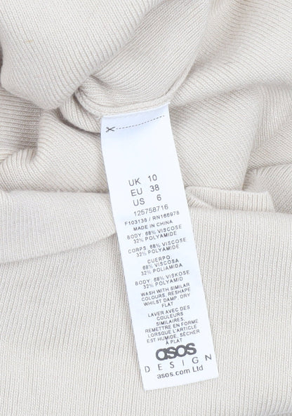 Womens UK Size 10 ASOS DESIGN Bodycon Dress