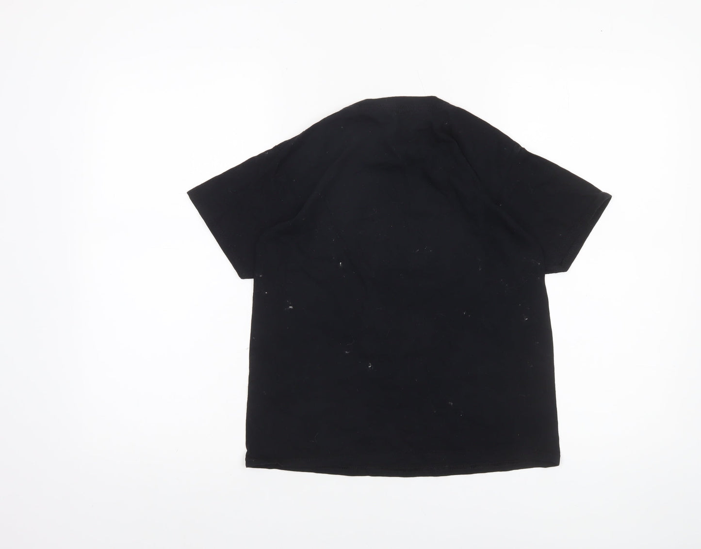 Star Wars Boys Black M Christmas Baby Yoda Graphic Cotton T-Shirt