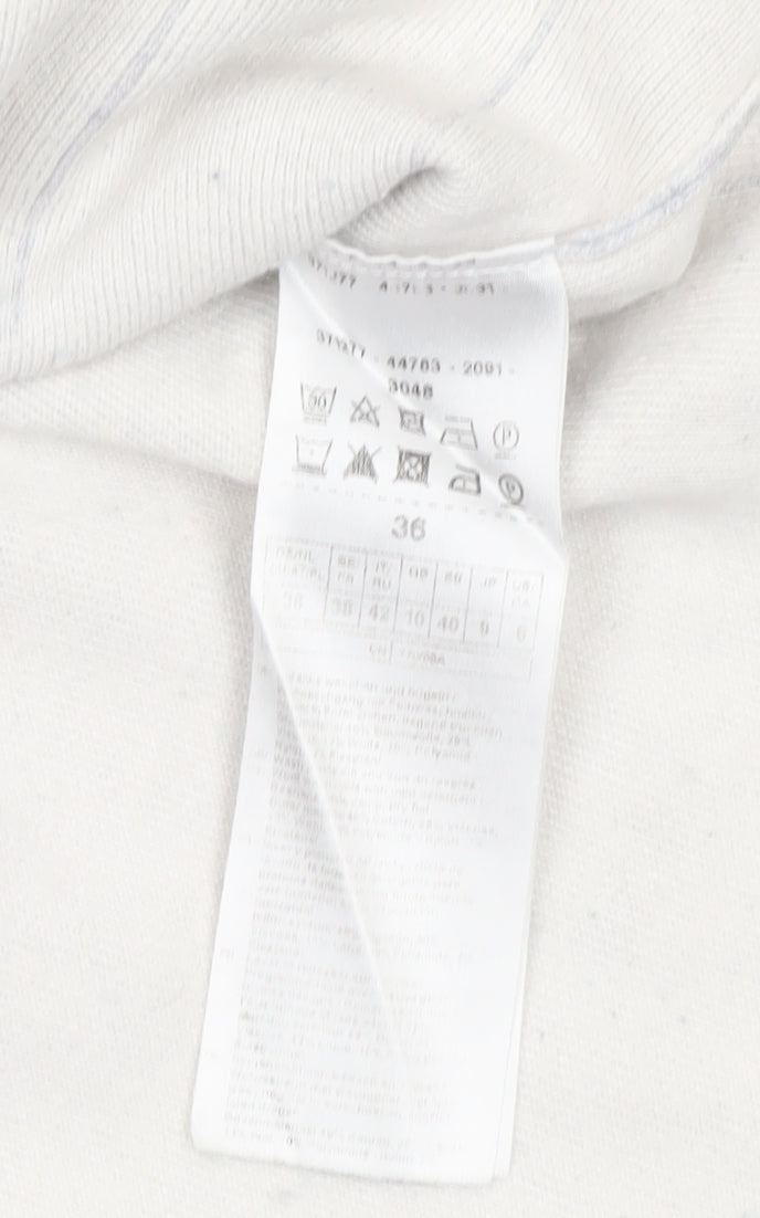 Gerry Weber Women’s Grey Cotton Blend Long Sleeve Jumper Size 10