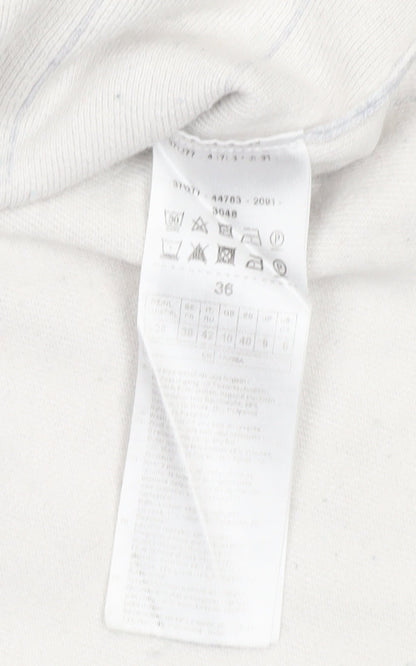 Gerry Weber Women’s Grey Cotton Blend Long Sleeve Jumper Size 10