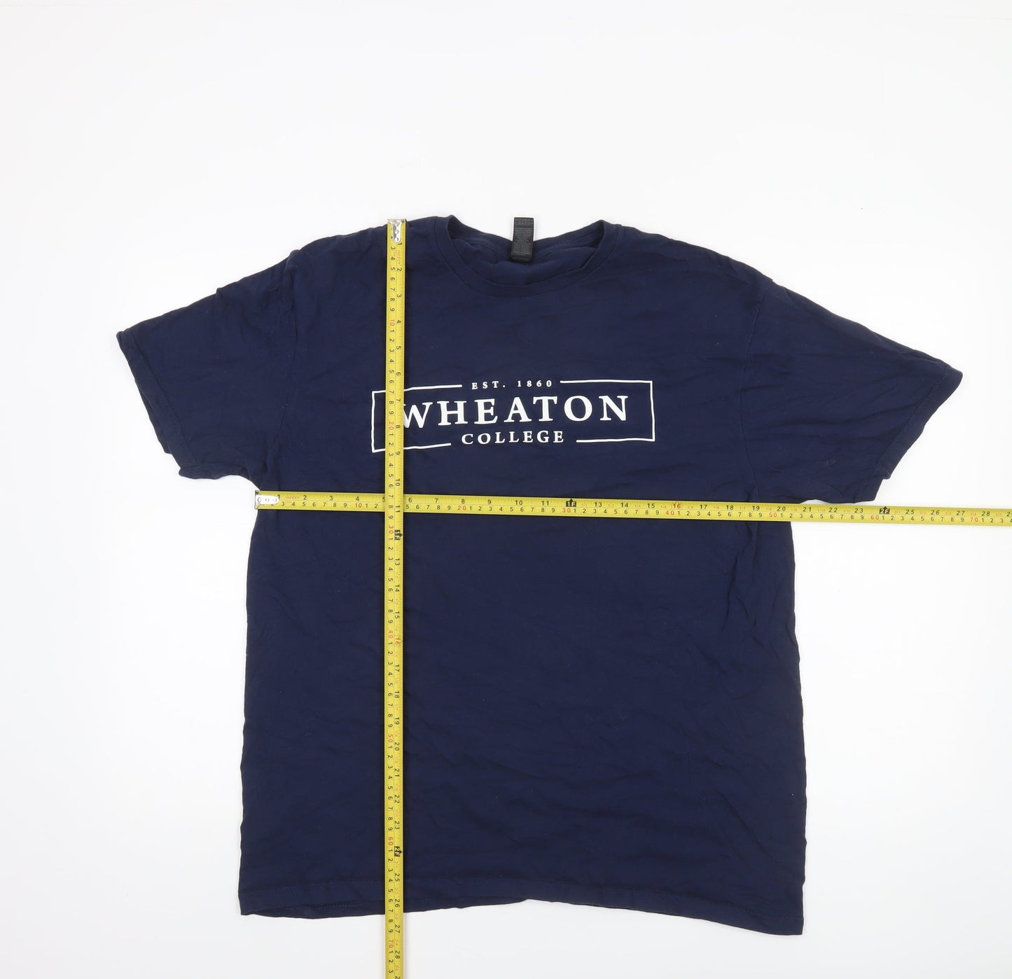 Mens UK Size L Gildan Blue  T-Shirt