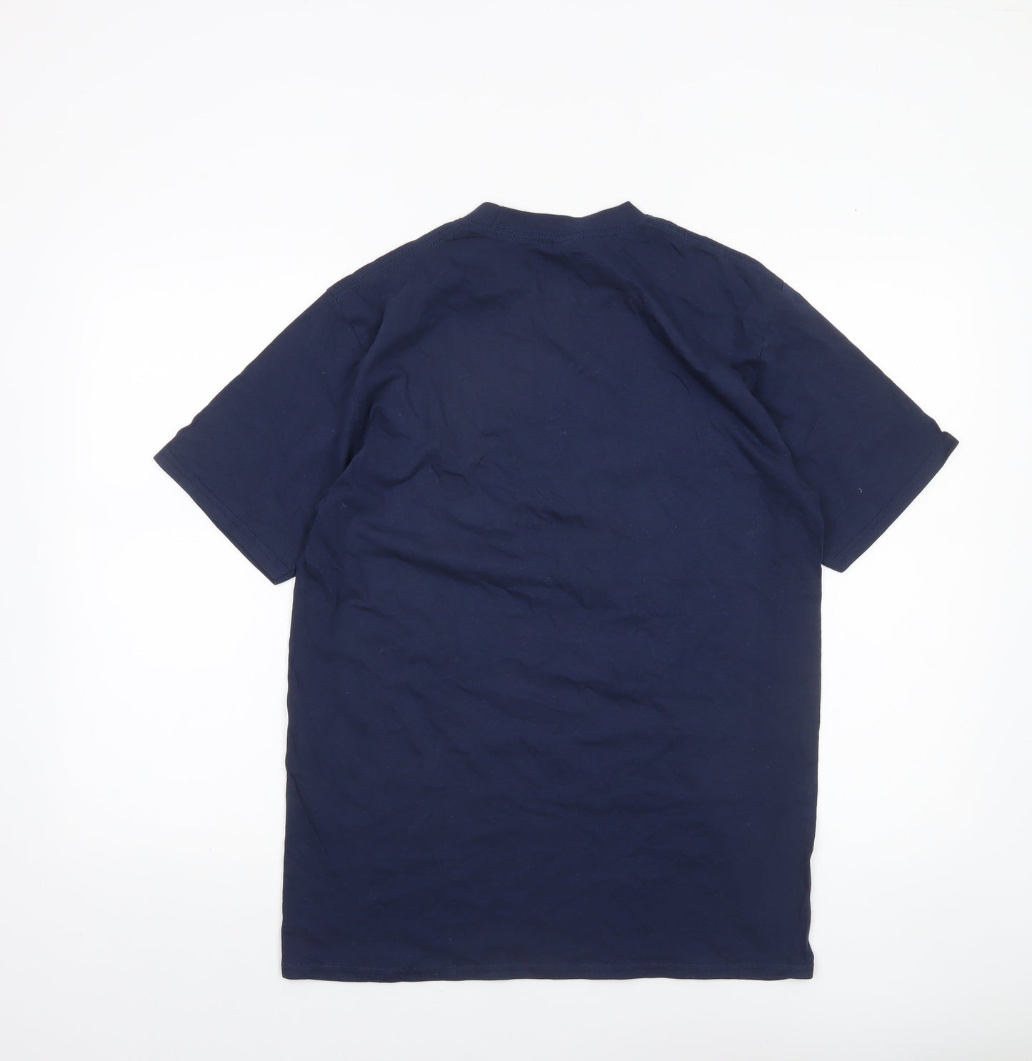 Mens UK Size M Gildan Blue  T-Shirt