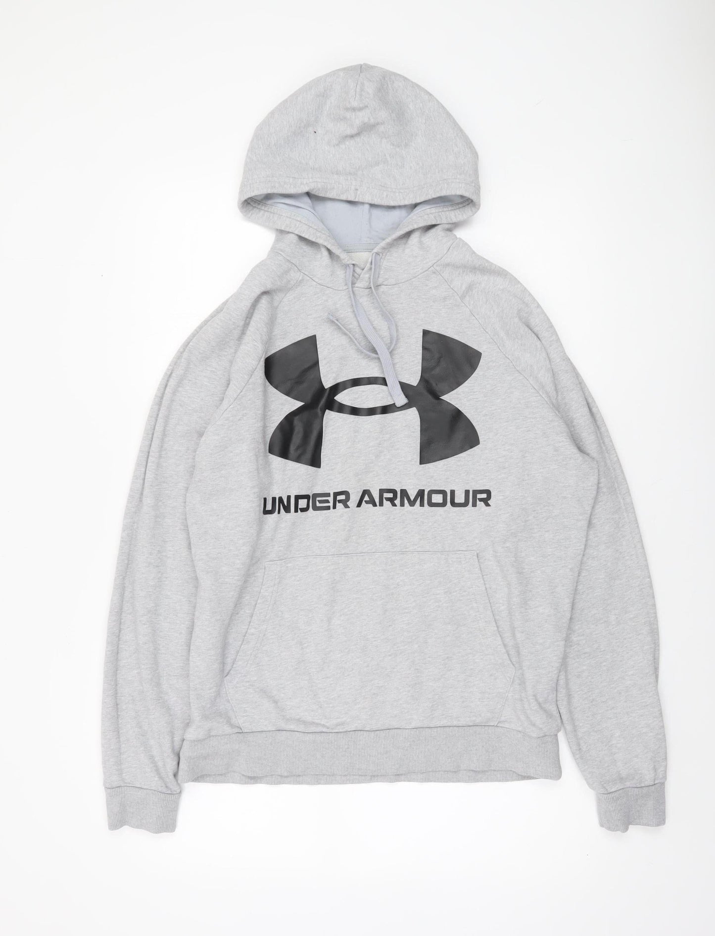 Mens UK Size M Under armour Grey Pullover Hoodie