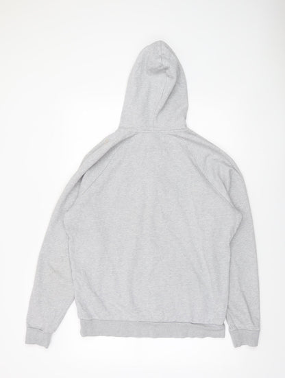 Mens UK Size M Under armour Grey Pullover Hoodie