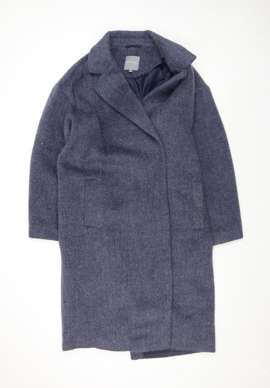 Principles Women's Grey Wool Blend Mid-Length Coat UK 14 Classic Style