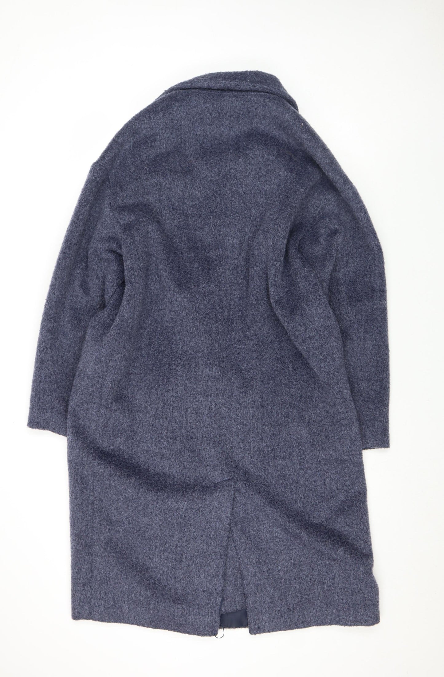 Principles Women's Grey Wool Blend Mid-Length Coat UK 14 Classic Style