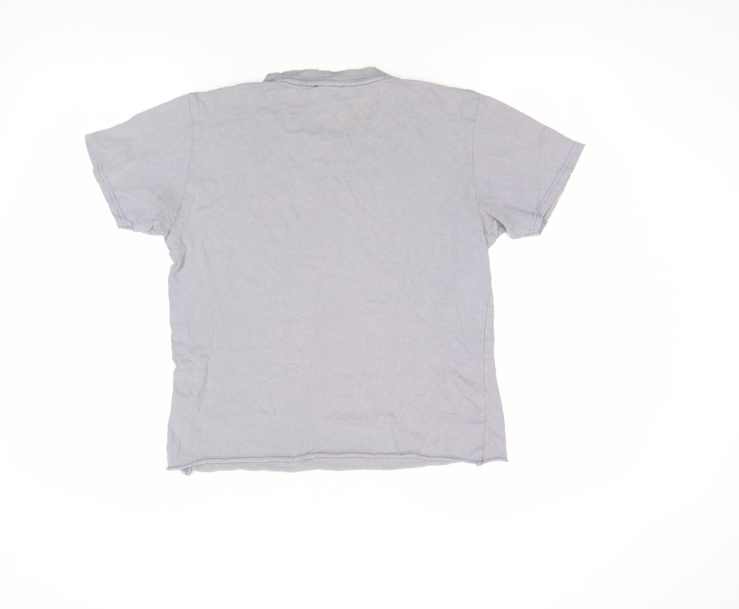 Womens UK Size XS Topshop Grey Basic T-Shirt