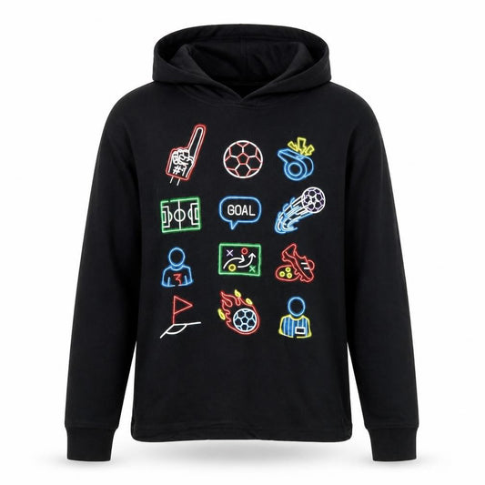 Boys UK Size 11 Years NEXT Black Pullover Hoodie