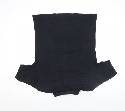 Lands' End Women's Black Cotton Short Sleeve Polo Shirt Size S