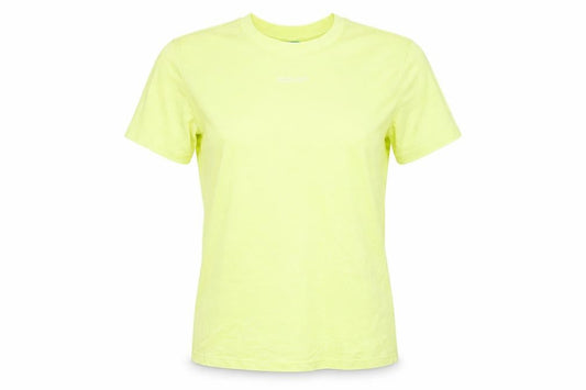 Womens UK Size S United Colors of Benetton Yellow Basic T-Shirt