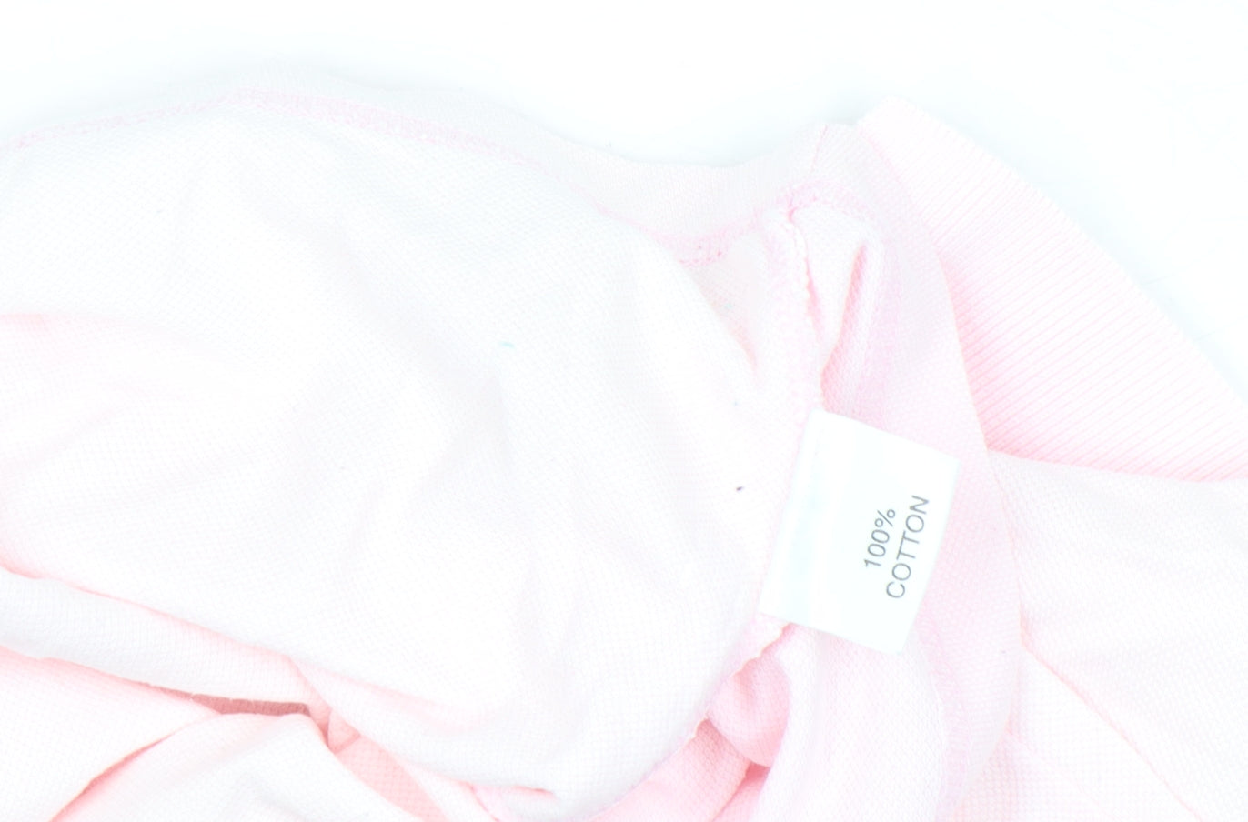 Womens UK Size S Cutting Green Pink Basic Polo