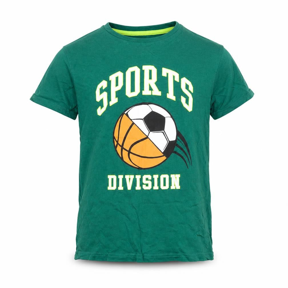 Boys UK Size 12-13 Years Primark Green Basic T-Shirt