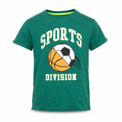 Boys UK Size 12-13 Years Primark Green Basic T-Shirt
