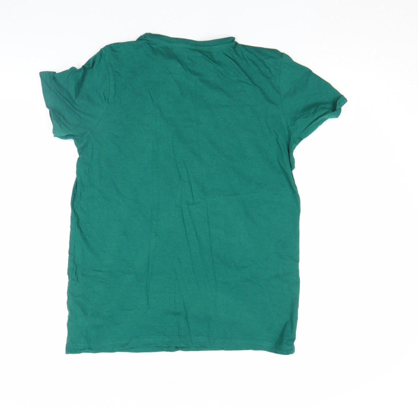 Boys UK Size 12-13 Years Primark Green Basic T-Shirt