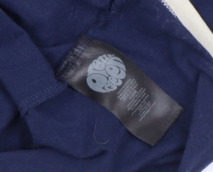 Pretty Green Unisex Blue Cotton Short Sleeve Crew Neck T-Shirt M