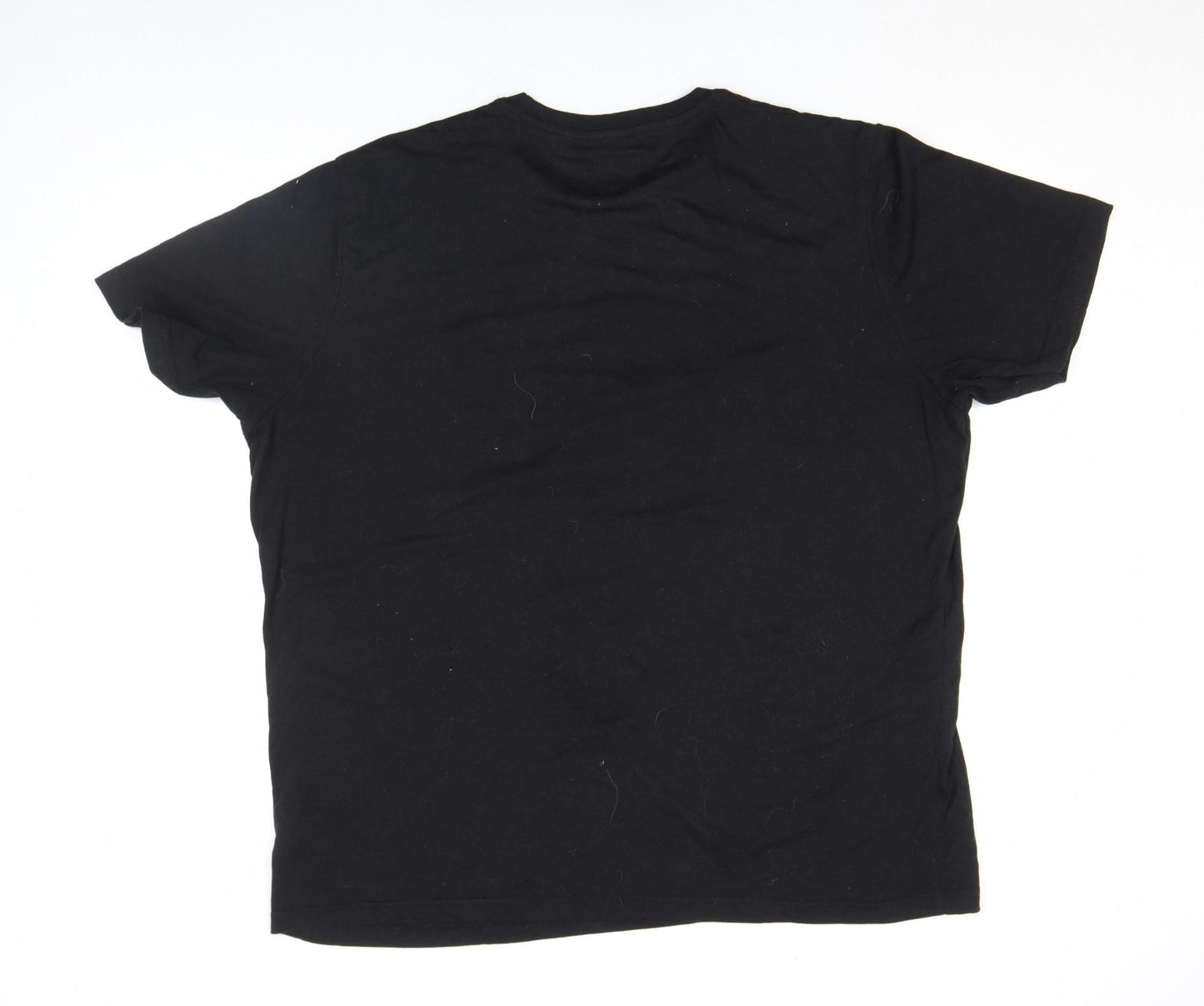 Studio Mens Black 2XL Beer Graphic Short Sleeve T-Shirt